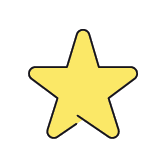 Yellow star icon