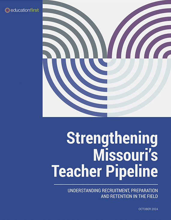 Strengthening Missouri's Teacher Pipeline publication cover